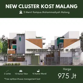 Cluster Kost Baru di Malang! Hanya 3 Menit Kampus Muhammadiyah Malang