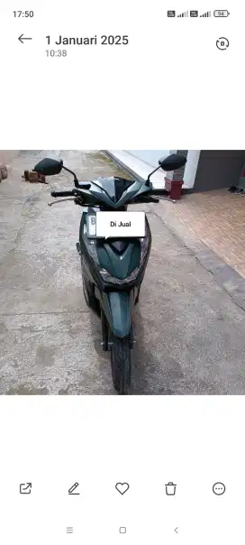 Dijual Honda beat CBS ISS tahun 2024