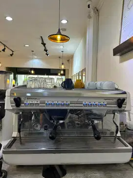 Mesin Kopi Nuova Simonelli - APPIA II 2 Group (WHITE) & Compak Grinder