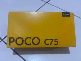 Poco C75 Black 8/256 Baru Masih Segel