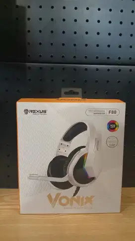 Rexus Headset Gaming Vonix F80 RGB Free Splitter