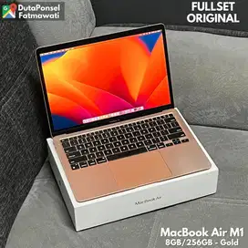 MACBOOK AIR M1 13” CHIP M1 8GB/256GB GOLD FULLSET