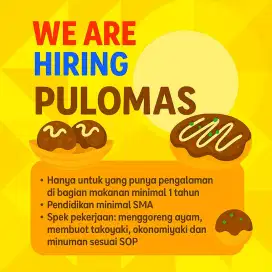 Dicari SPG Full Time Momokino HARUS Bisa Masak