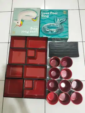 Bento box,gelas ,pelampung