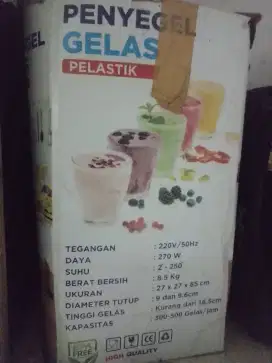 Penyegel gelas plastik