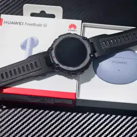 Amazfit TRex Pro plus Huawei FreeBuds 5i