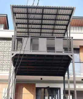 Kanopi mezzanine minimalis modern