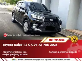 [ PAJAK PANJANG ] Toyota Raize 1.2 G CVT AT Hitam 2023/2024