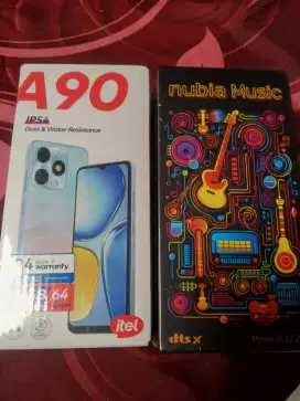 Itel A90 Ram 4/64 Gb dan Nubia Music NFC Ram 4/128 Gb masih Segel