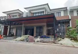 Kanopi alderon double layer kombinasi plafon pvc