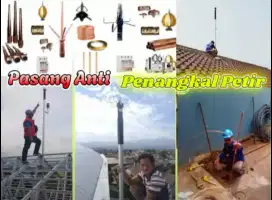 Gerai Perlengkapan Jual Pasang Penangkal Petir SNI