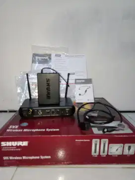 Mic Wireless Shure SVX14 PGA31 Model headset bando