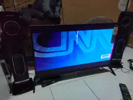 Jual tv led Polytron 32 inci cinemax speaker