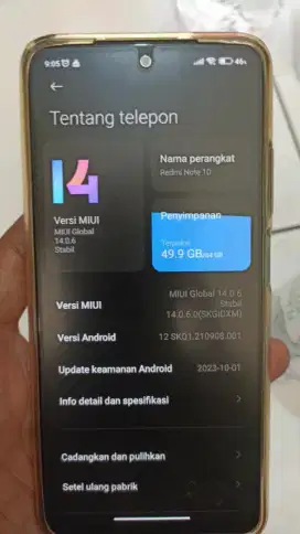 Redmi note 10 4/64 fullset