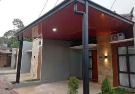 Kanopi alderon double layer kombinasi plafon PVC modern