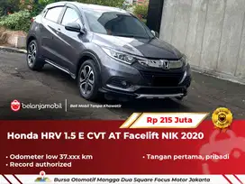 [ LOW KM ] Honda HRV HR-V HR V 1.5 E CVT AT Abu Facelift 2020/2021