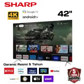 SHARP 4K UHD Frameless GOOGLE ANDROID TV 42 Inch 4T-C42FK1i

HDR Dolby