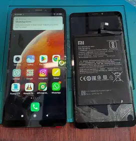 Ganti baterai dan lcd mi max 3 bergaransi