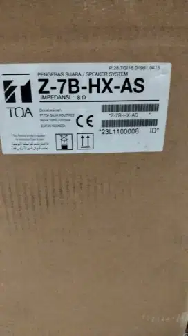 SPEAKER LINE ARRAY TOA Z-7W-HX-AS