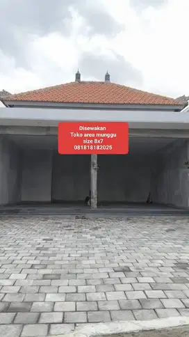 Disewakan toko area Canggu strategis