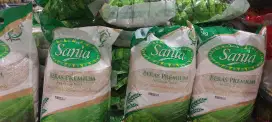 BERAS PREMIUM MEREK SANIA (BESAR & PUTIH & BEBAS KUTU)