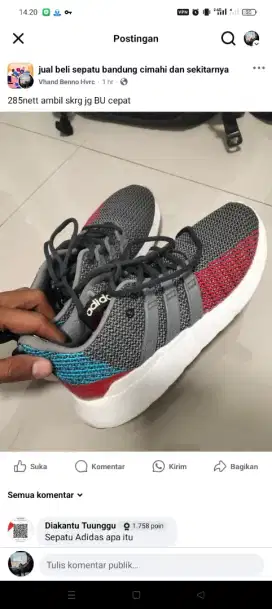 Sepatu adidas original 100% bisa cwo/cwe