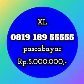 nomor cantik koleksi xl 189 55555