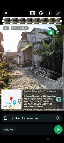 Benowo Kepatihan tanah kavling