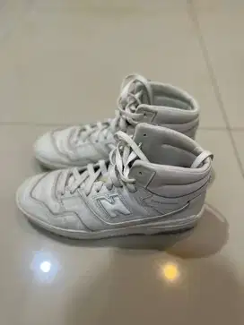 New Balance NB 650 High Top leather Original Triple White