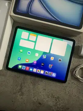 [GARANSI IBOX] IPAD AIR 6 M2 128GB WIFI - Blue Like new condition