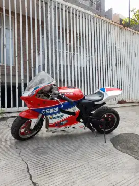 Motor mini kecil 4tak matic model balap gp