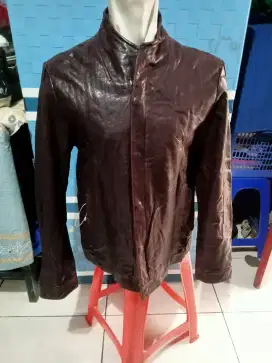 Jaket kulit import pria