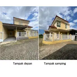 Villa bumi Batara, Hoek 2 lantai, 2 garasi, SHM, nego