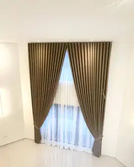 Beli Tirai Gorden Jendela Gordyn Mewah Hordeng Terbaru Murah
