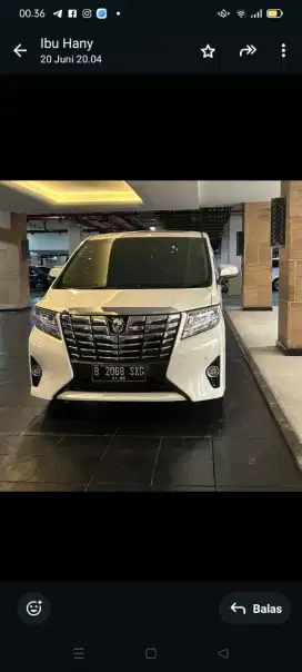 Toyota Alphard tgn 1,2015