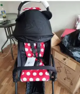 Stroller berfungsi normal free tatakan dudukan stroller nya motif cewe
