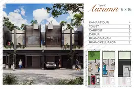 Di Jual Rumah Laris 2 Lantai Modern Estate Cluster Orchard TIPE 80