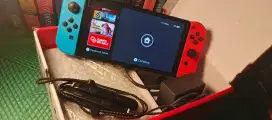 Nintendo switch OLED 64gb Neon OFW BEKAS