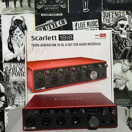 Soundcard Focusrite 18i8 3rd gen fullset