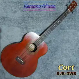 Bass akustik elektrik original cort sjb3