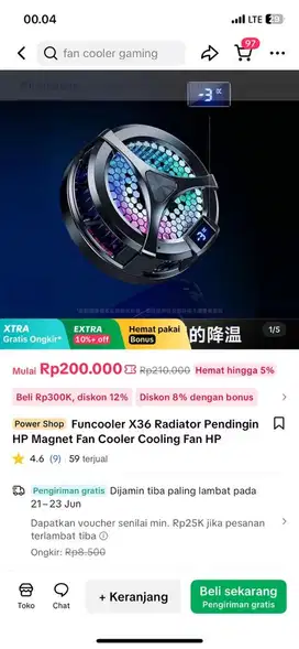 Fan cooler x36.