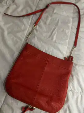 Preloved Torry Burch Leather Crossbody  Bag