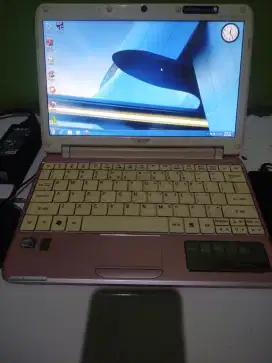 Notebook ACER AO751h dan DVD RW portable Samsung