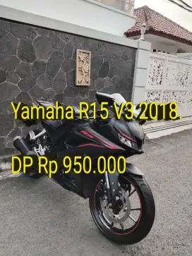 R15 V3 2018. Pajak ON. Standar. Mulus. Original. BanOK. Cash/Kredit/TT