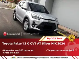 [ KM 900 PERAK ] Toyota Raize 1.2 G CVT AT Silver 2024/2025