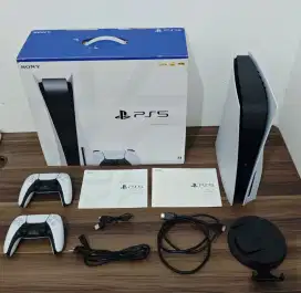PS5 Disk Version + 2 Stick Original (Mulus)