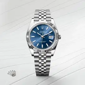 Rolex New Datejust II 41 mm Stick Index Blue Dial Jubilee