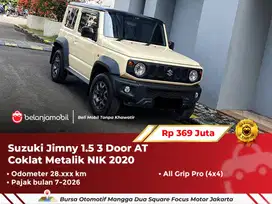 [ LOW KM 28RB ] Suzuki Jimny 1.5 3 Door AT Coklat Metalik 2020/2021