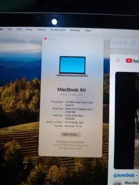 MacBook air retina 2019 13inch 8/256