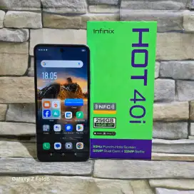 Infinix Hot 40i 4G 8/256 Fulset segel mulus 95%